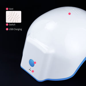 LASER THERAPY HAIR GROWTH HELMET DEVICE ANTI HAIR LOSS CAP