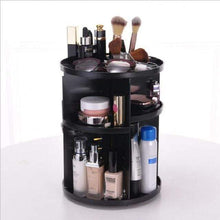 Load image into Gallery viewer, BloomVenus Black 360-Degree Rotating Makeup Organizer