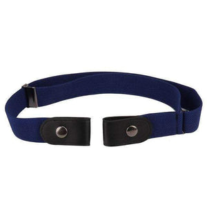 BloomVenus Blue Buckle-Free Elastic Waist Belt