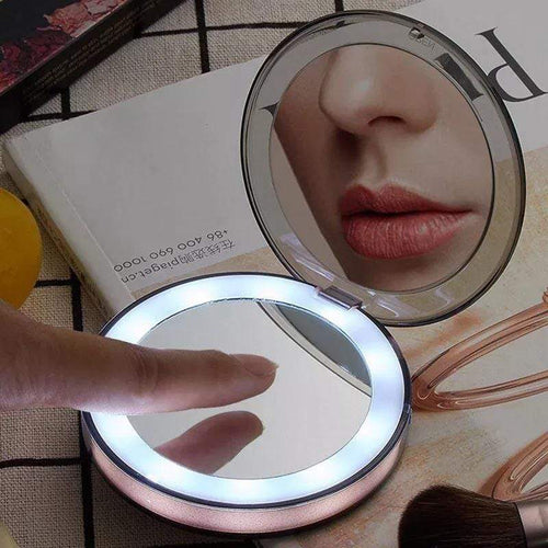 BloomVenus Compact LED Makeup Mirror