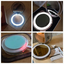 Load image into Gallery viewer, BloomVenus Compact LED Makeup Mirror