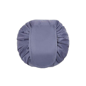 BloomVenus Dark Gray NiftyStorage™ Drawstring Makeup Storage Bag