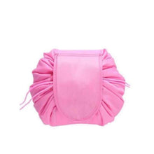 Load image into Gallery viewer, BloomVenus Deep Pink NiftyStorage™ Drawstring Makeup Storage Bag
