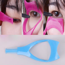 Load image into Gallery viewer, BloomVenus Eyelash Tools 3 in 1 Makeup Mascara Shield Guide Guard Curler Eyelash Curling Comb Lashes Cosmetics Curve Applicator Comb