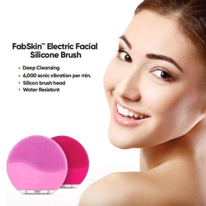 FabSkin™ Electric Facial Silicone Brush – BloomVenus