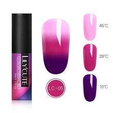 Load image into Gallery viewer, BloomVenus LC-05 LILYCUTE Thermal Nail Gel Polish 5ml 3-layers Temperature Color Changing Soak Off UV LED Gel Varnish