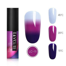 Load image into Gallery viewer, BloomVenus LC-11 LILYCUTE Thermal Nail Gel Polish 5ml 3-layers Temperature Color Changing Soak Off UV LED Gel Varnish