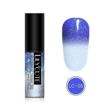 Load image into Gallery viewer, BloomVenus Light Blue LILYCUTE Thermal Nail Gel Polish 5ml 3-layers Temperature Color Changing Soak Off UV LED Gel Varnish