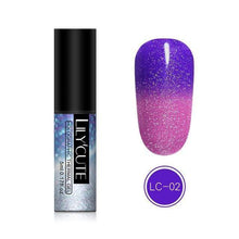Load image into Gallery viewer, BloomVenus Light Grey LILYCUTE Thermal Nail Gel Polish 5ml 3-layers Temperature Color Changing Soak Off UV LED Gel Varnish