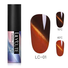 Load image into Gallery viewer, BloomVenus Light Purple LILYCUTE Thermal Nail Gel Polish 5ml 3-layers Temperature Color Changing Soak Off UV LED Gel Varnish