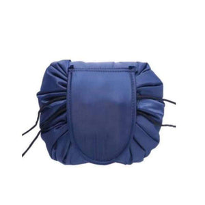 BloomVenus Navy Blue NiftyStorage™ Drawstring Makeup Storage Bag