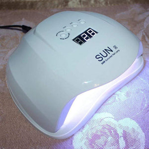 SUNUV SUN8 UV Light for Nails, UV LED Nail Lamp with Three Timer Settings,  Gel Nail Light for Nail Polish, Nail Dryer Compatible with All Gel Types