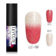 Load image into Gallery viewer, BloomVenus Transparent LILYCUTE Thermal Nail Gel Polish 5ml 3-layers Temperature Color Changing Soak Off UV LED Gel Varnish